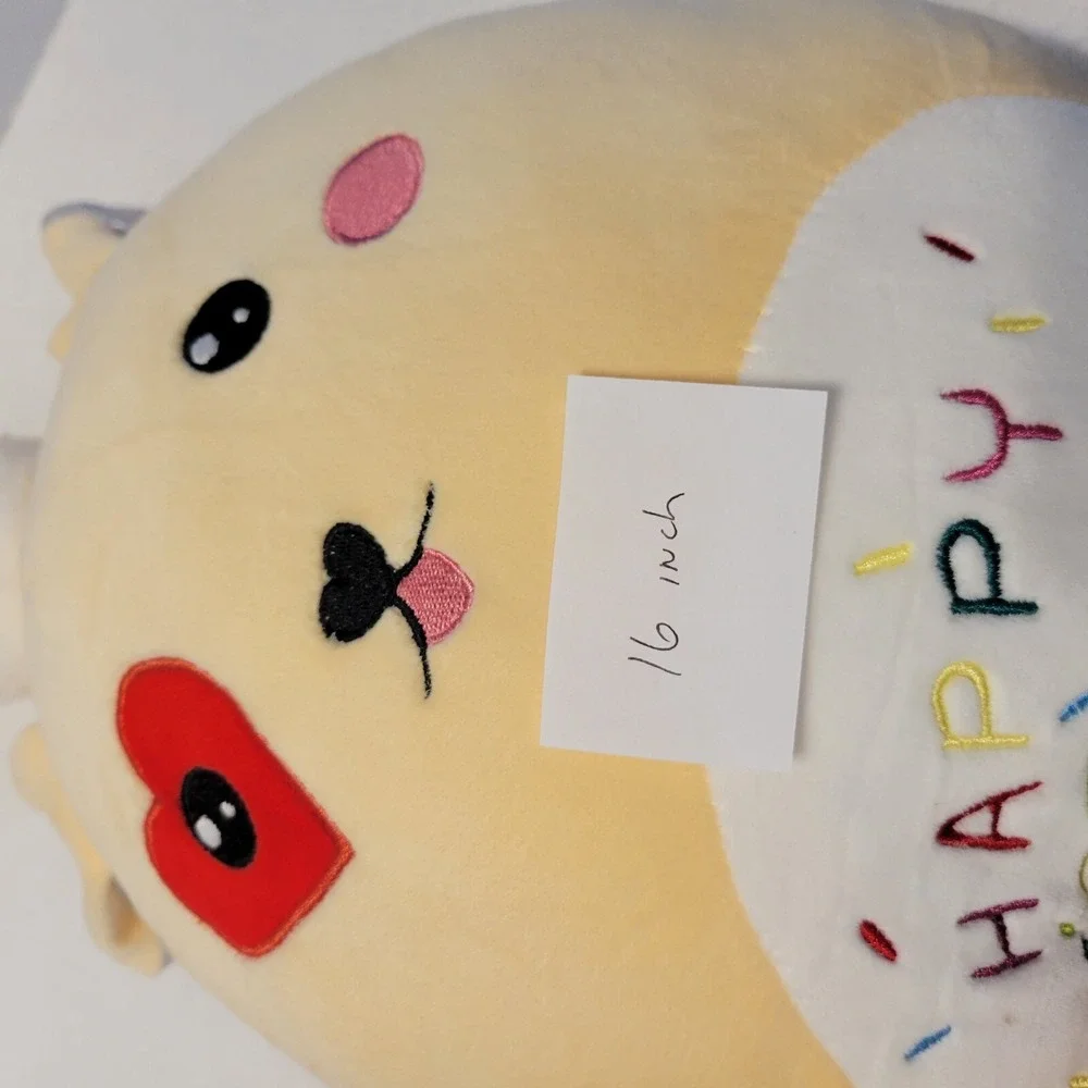 Yangzhou STEP Toys Light Up HAPPY Birthday Squishmallow type plush 16